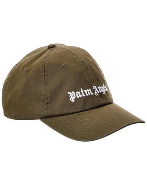 Palm Angels Classic Logo Cap - Green