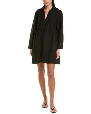 Tommy Bahama St. Lucia Linen-Blend Mini Dress - Black