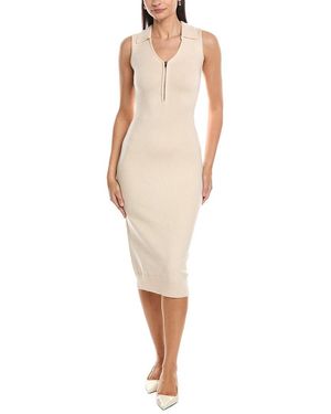 GUIZIO Calesia Midi Dress - White