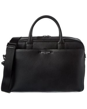 Cole Haan Belmont Leather Briefcase - Black