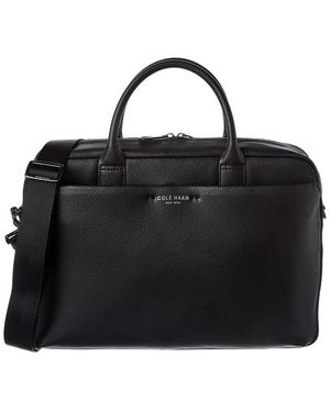 Cole Haan Belmont Leather Briefcase - Black