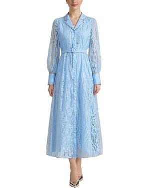 Vincent Midi Dress - Blue