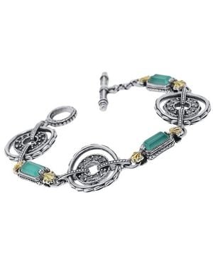 Konstantino 18k & Silver Gemstone Bracelet - Metallic