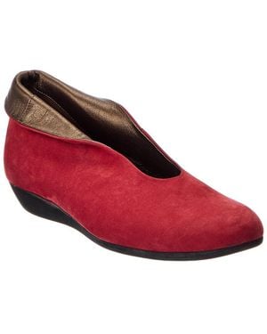 Arche Onahe Leather Bootie - Red