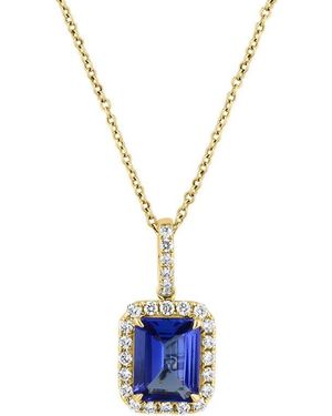 Effy Fine Jewelry 14K 2.28 Ct. Tw. Diamond & Tanzanite Necklace - White