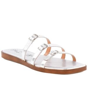 Seychelles Buckle Leather Sandal - White