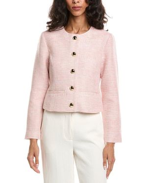 Sail To Sable Tweed Jacket - Pink