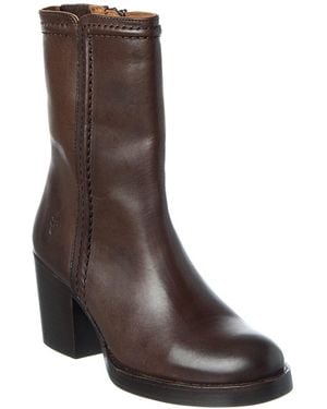 Frye Jean Short Inside Leather Boot - Brown