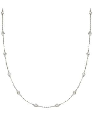 Diana M. Jewels Diana M. Fine Jewellery 14K 4.00 Ct. Tw. Lab Grown Diamond By The Yard Necklace - Natural