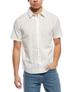 Vince Chatsworth Stripe Shirt - White
