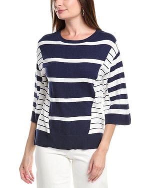 Tahari Wide Sleeve Jumper - Blue