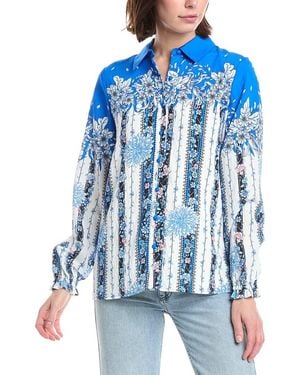 Tahari Shirt - Blue