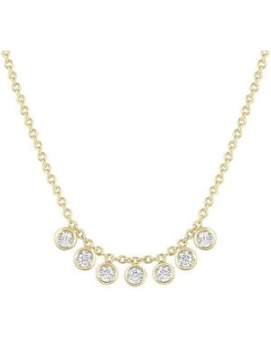 Electric Picks 14K Plated Cz Dorothea Necklace - Metallic