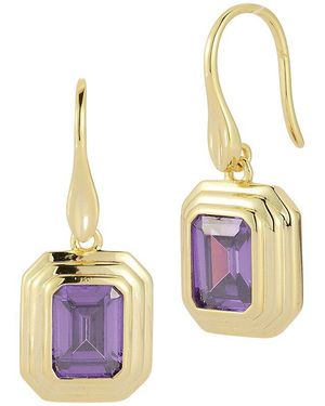 Sphera Milano 14K Plated Cz Earrings - White
