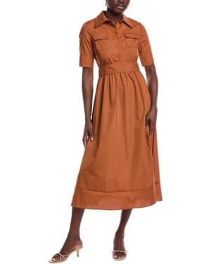 JLuxe Midi Dress - Brown