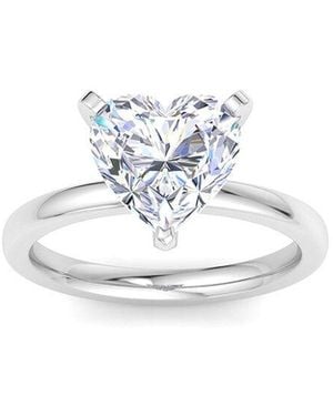 SuperJeweler 14K 3.00 Ct. Tw. Lab-Grown Diamond Ring - White