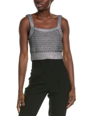 Toccin Daisy Cropped Tank - Grey