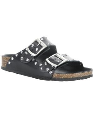 Bos. & Co. Bos. & Co. Perrin Leather Sandal - Black