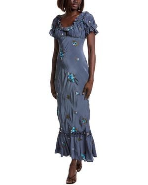 Free People Bali Santa Cruz Dress - Blue