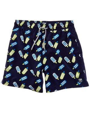 Tom & Teddy Lollies Swim Trunk - Blue