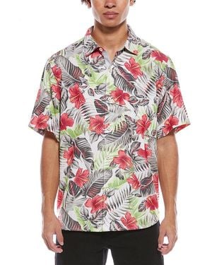 Tommy Bahama Coconut Point Hibiscus Shores Shirt - Red