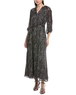 Vince Camuto V-Neck Maxi Dress - Black