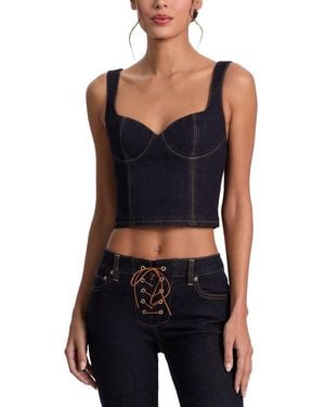 Alice + Olivia Ava Bustier - Black
