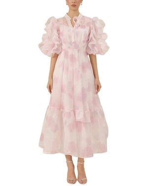 MIRA RICHI Embellished Maxi Dress - Pink