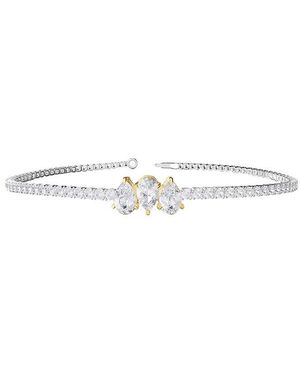 Lab Grown Diamonds 14K 2.68 Ct. Tw. Lab-Grown Diamond Bangle Bracelet - White