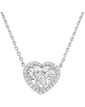 Diana M. Jewels 14K 3.00 Ct. Tw. Lab-Grown Diamond Solitaire Pendant - White