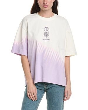 Marimekko Veisto Vihkiruusu Placement T-Shirt - White