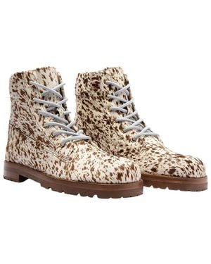 FARM Rio Trekking Leather Boot - Natural