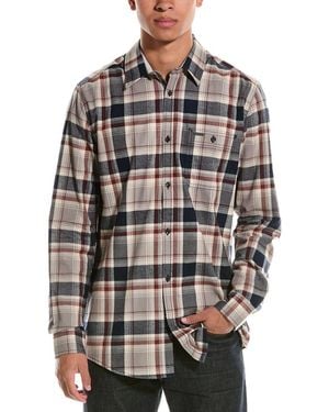 Point Zero Light Brush Flannel Shirt - Grey