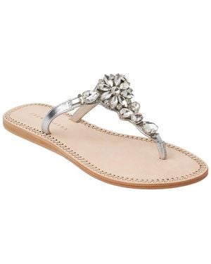 Jack Rogers Burgess Leather Sandal - White