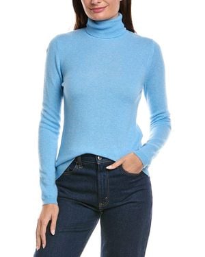 Forte Turtleneck Cashmere Jumper - Blue