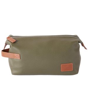 Bey-berk Vienna Toiletry Bag - Green