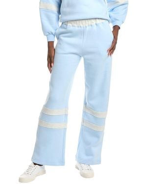 Vintage Havana Vintage Fleece Colourblock Pant - Blue
