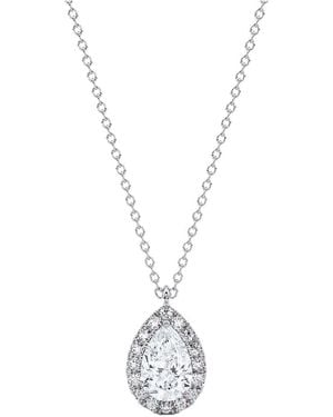 Lab Grown Diamonds 14K 4.00 Ct. Tw. Lab-Grown Diamond Necklace - Metallic