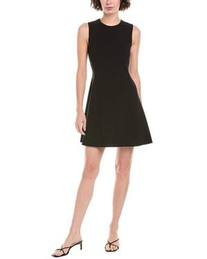 Theory Easy Flare Mini Dress - Black