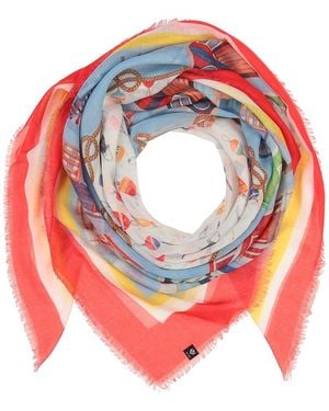 V. Fraas On The Dock Square Scarf - Pink