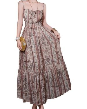 BURRYCO Sleeveless Maxi Dress - Brown