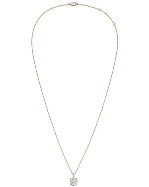 Diana M. Jewels Diana M. 14K Rose 6.00 Ct. Tw. Lab-Grown Diamond Pendant Necklace - Multicolour