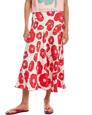 Marimekko Tanssit Tumma Skirt - Red
