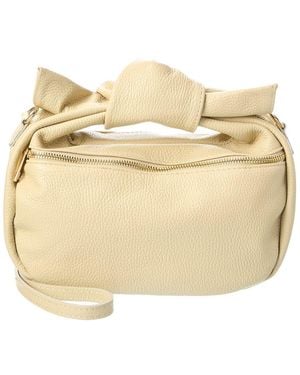 Persaman New York Hanna16 Leather Clutch - Natural