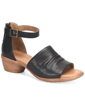 Comfortiva Newnan Leather Sandal - Black