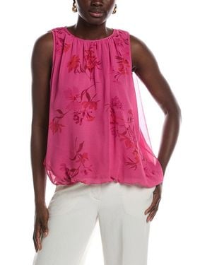 Vince Camuto Bubble Tank Top - Pink