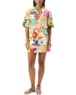 Esea 2Pc Shirt & Skirt Set - Red