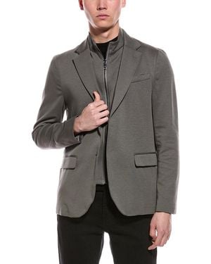 Ted Baker Rook Jersey 2-In-Blazer - Gray