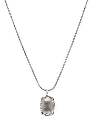 Konstantino Pearl Necklace - Metallic