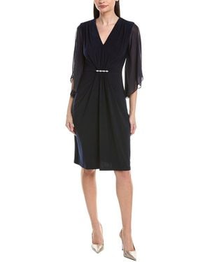 Joseph Ribkoff Solid Midi Dress - Black